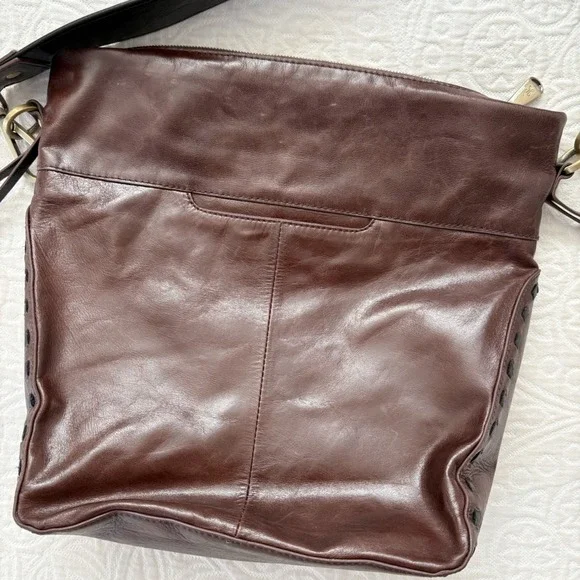 Hobo International Canyon Leather Shoulder Bag, Dark Brown